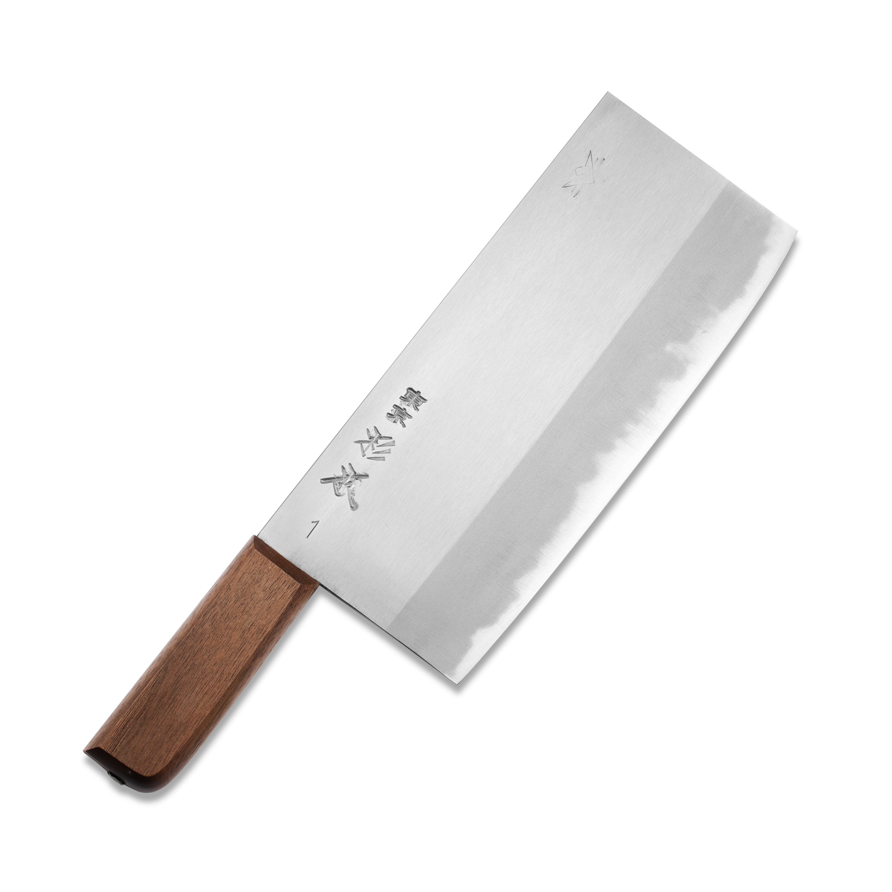 杉本　片刃の鎌形薄刃包丁17cm 中古　管理15 青鋼鎌形薄刃庖刀 – 包丁の築地正本